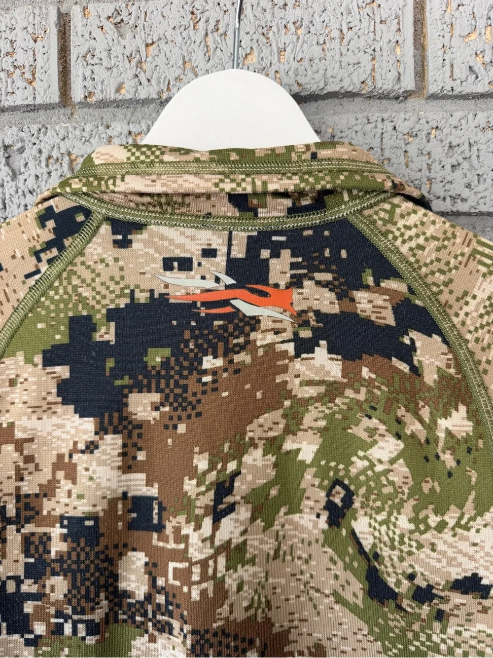 Sitka Core Mid Weight Zip-T Pullover Subalpine Camouflage Size Small